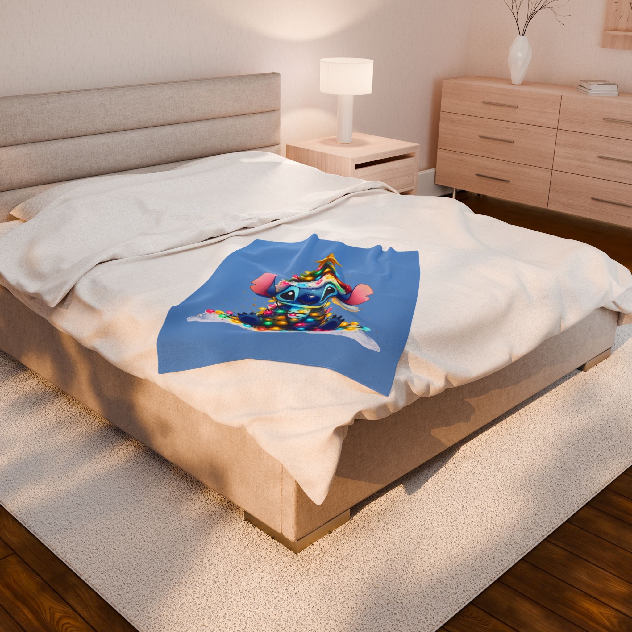 Christmas Stitch Plush Blanket