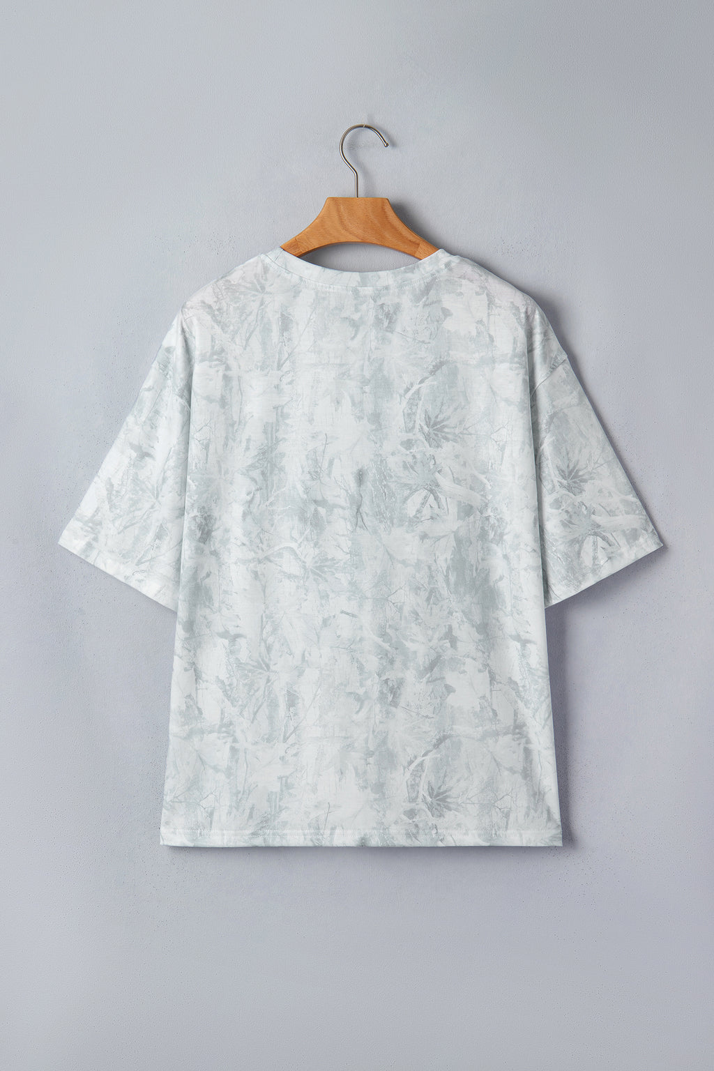 Gray Love Like Jesus Camouflage Oversized T Shirt