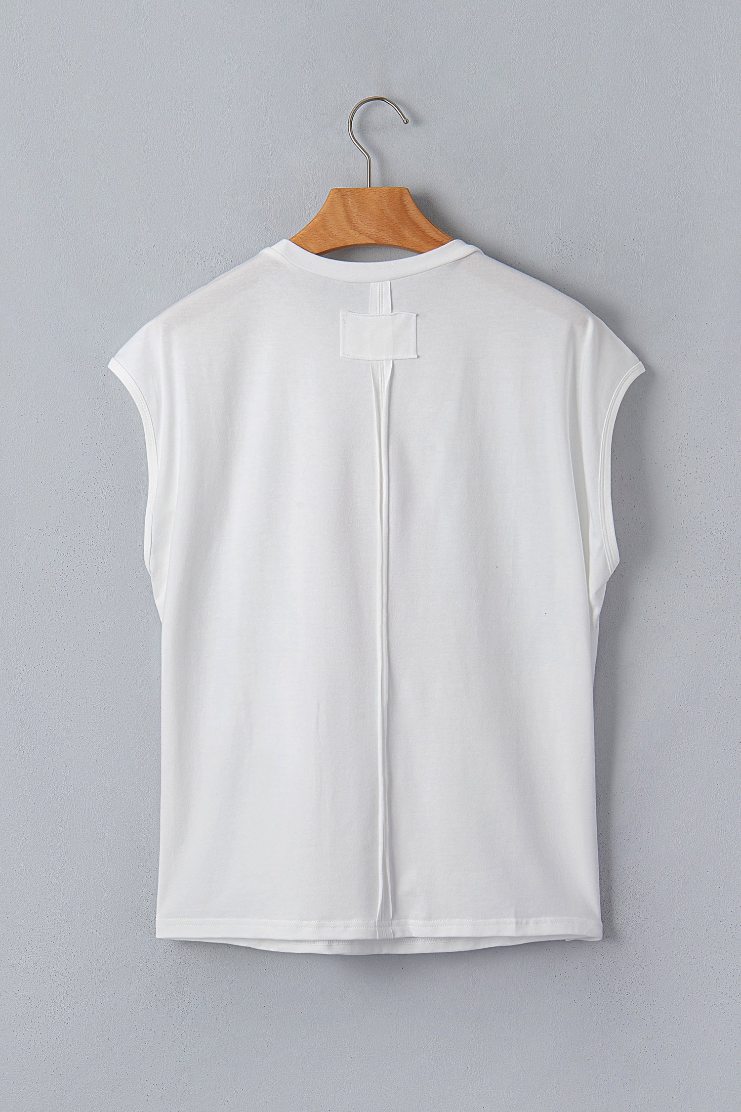 White USA Color Block Letter Printed Dolman Tee