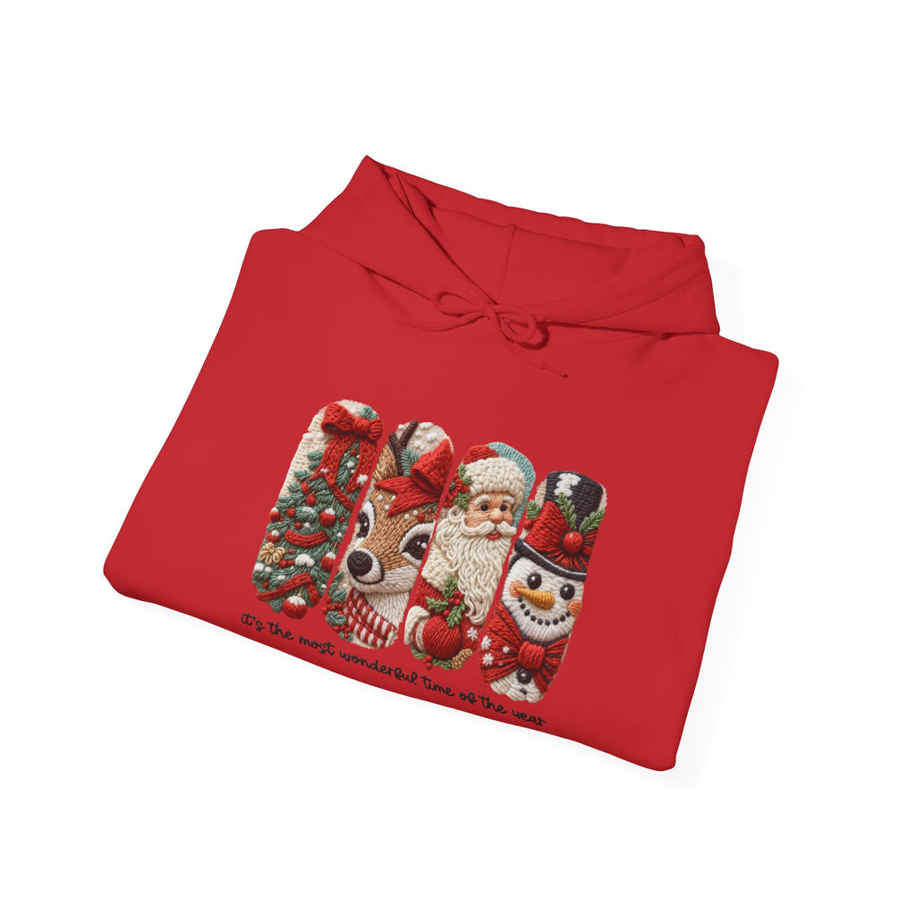 Holiday Yarn Hooded Sweatshirt