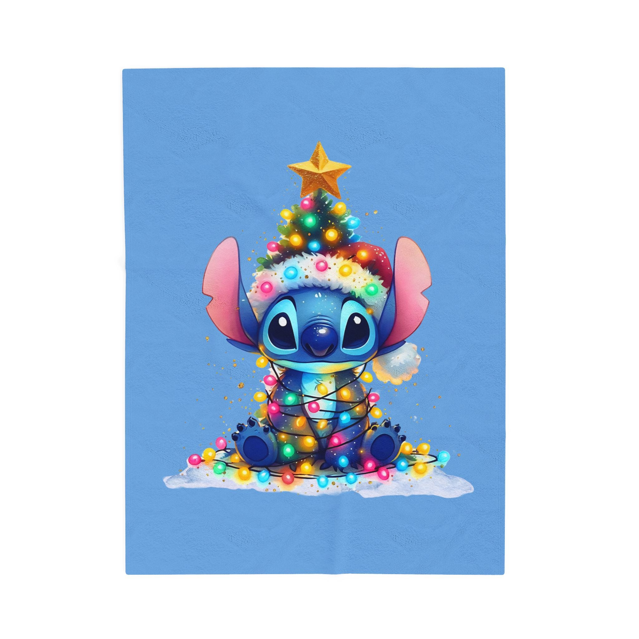 Christmas Stitch Plush Blanket