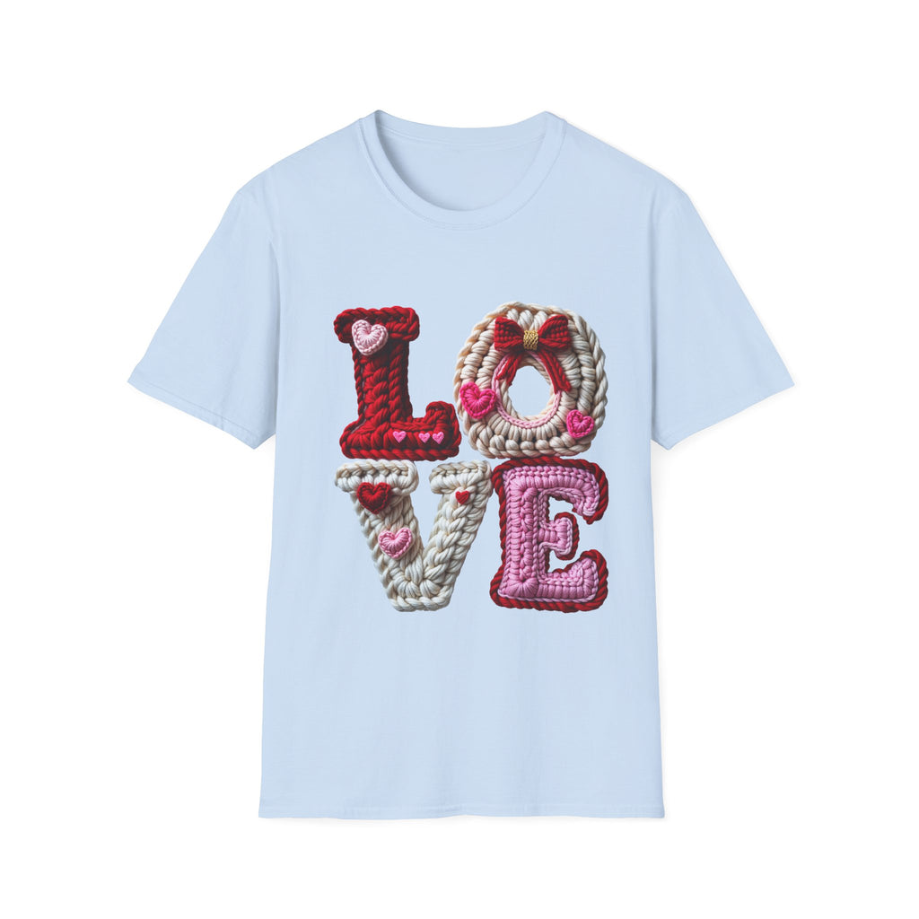 LOVE Knit Letters Tee
