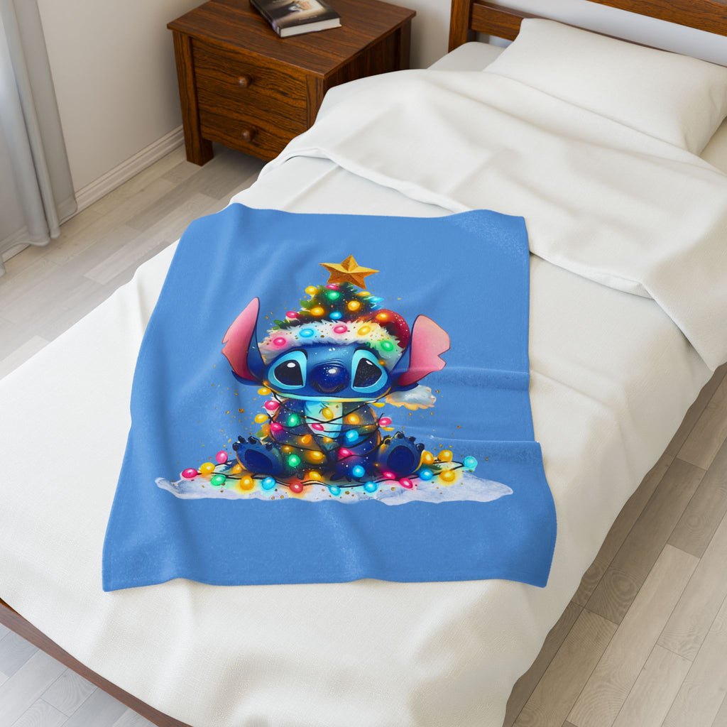 Christmas Stitch Plush Blanket